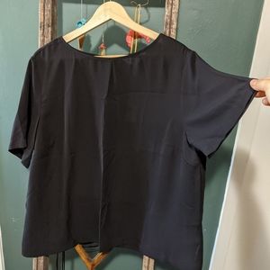 Simple black blouse